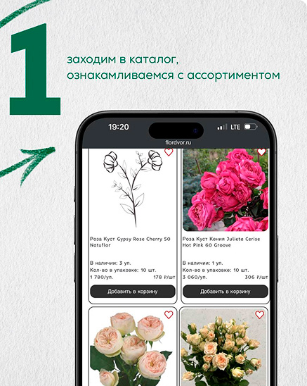 Шаг 1. Заходим в каталог и знакомимся с ассортиментом