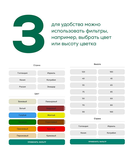 Шаг 3. Используем фильтры для выбора товара